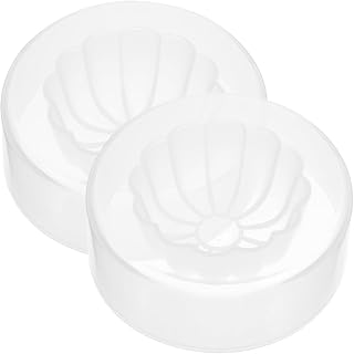 2pcs Baozi Maker Bun Dumpling Maker Plastic Dumpling Molds Steamed Bun Making Mold Round Chinese Bao Zi Maker DIY Pastry Pie Steamed Stuffed Tool