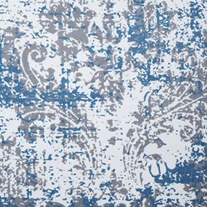 Rugsreal Paisley Vintage Area Rug 8' X 10' Blue Machine Washable Rug Abstract Pattern Rug Indoor Floor Cover Distressed Carpet Rug Velvet Mat Foldable Accent Rug For Living Room Bedroom Dining Room #TOP7