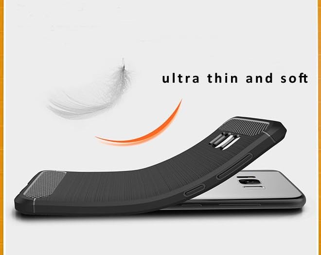 Image of Hybrid Carbon Fiber Back Case for Samsung Galaxy S8 Plus (Black)