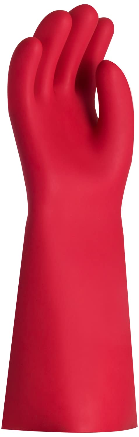 PRO FIT 703 - Guantes de protección para electricista - Guantes de trabajo contra electricidad - EN 60903 (clase 0) - Rojo - 10/XL
