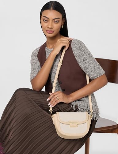 Image of Van Heusen Women Dual Tone Pattern Sling Bag