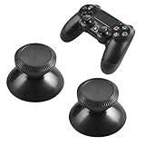 PS4 Thumbsticks Bullet Button Aluminum Custom Playstation 4 DualShock PS4 Slim Controller Thumb Grips Metal Buttons Hats Spare Parts PS4 Accessories for PS4 Pro Controller Bullet Blue