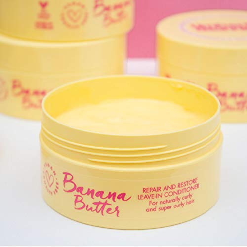 Umberto Giannini Coily Banana Butter Repair + Restore Leave-in Conditioner Vegan Cruelty Free 97% Natural, 2 Pack - Image 4