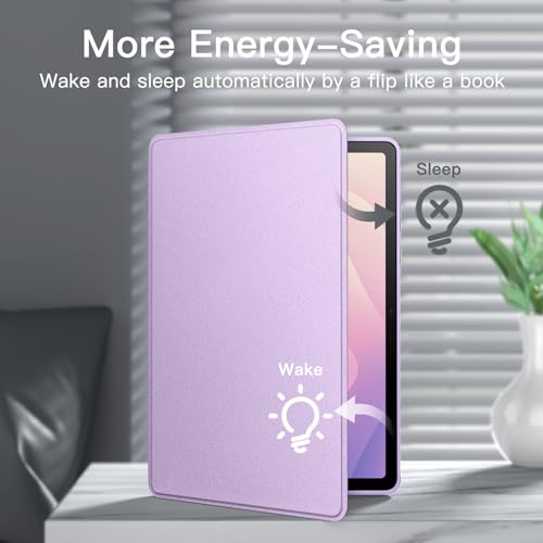Image of JETech Cover Case for Samsung Galaxy Tab S11 with S Pen Holder, Slim Folio Stand Protective Tablet Cover, Multi-Angle Viewing, Auto Sleep /Wake (Lavender)