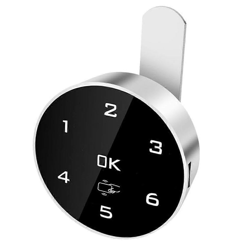 Electronic Locker Cabinet Combination Lock,Smart Electronic Cabinet Lock, Keyless Door Lock,with Two Unlocking Methods A