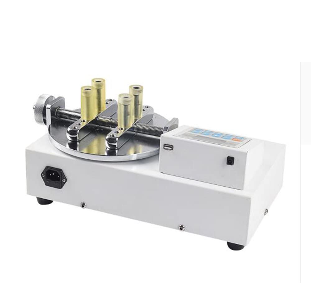 Digital Bottle Lid Torque Gauge Tester Meter Used in Testing and Calibrating Tighten Force Parts Torsional Destructive Testing 3 Units Conversion N Kg Lb of Range 10N·m