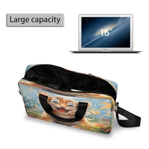 Bolsa para portátil Lovely Animal Tiger 16 pulgadas miniatura 5