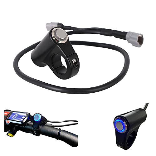 JFG RACING Interruptor de apagado para faros delanteros de motocicleta, interruptor de manillar de motocicleta, interruptor de faro impermeable para Sur Ron Light Bee X/S Segway X160 X260