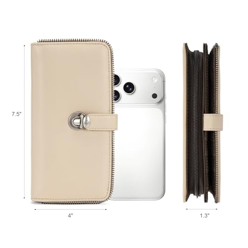Montana West Large Bifold Wristlet Wallets for Women with ID Window - image 3