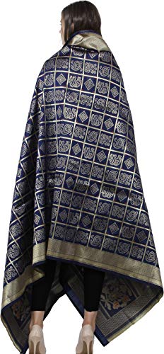 Bandhani Gharchola Dupatta with Zari Weave and Brocaded Border - Art Silk3