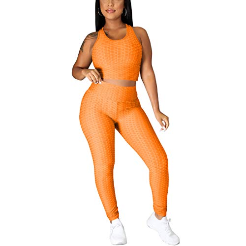 Image of Nimsruc Workout Sets For Women 2 Piece Outfits Sexy Summer Sweatsuits Jogging Suits Casual Bodycon Tracksuits