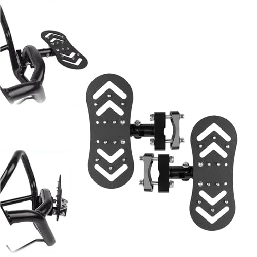 Repose-pieds moto pliables anti-fatigue pour longs trajets sur autoroute
