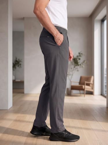 Image of SaintX Men's 4-Way Stretchable Athleisure Pants | Sweat Wicking Fabric | Slim Fit | Active - Sports Wear | Travel, Lounge & Casual Wear | Stylish Back Zipper Pocket | Available in Plus Size (ST06)