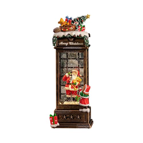 Boule à neige musicale de Noël pour décoration de table et bureau - 2