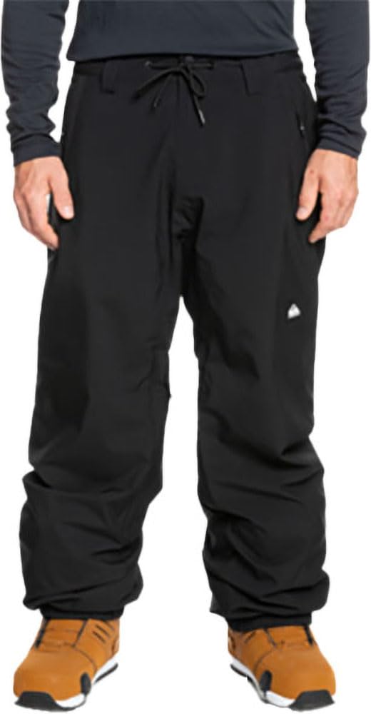 Quiksilver - Mens Snow Down Pants, Color Black, Size: X-Large