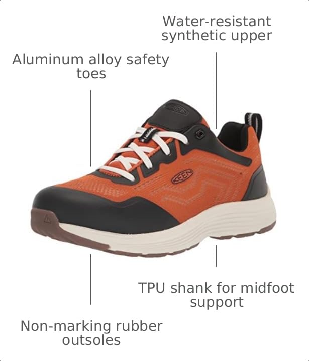 Image of KEEN Utility Mens Sparta 2 Low Height Alloy Toe Industrial Work Shoes