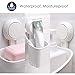 TAILI Shower Caddy Suction Cup & Toothbrush Holder & Soap Holder Heavy Duty Bathroom Shower Organizer