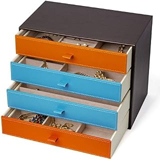 Kendal Large Jewelry Box Leather Jewelry Organizer Display Storage Case