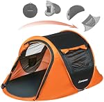 EchoSmile Instant Pop-Up Camping Tent, 2 Person Tent, Family Tents for Camping, Portable Automatic Tent, Water Resistance Dome Tent, Easy Set up Windproof Outdoor Backpacking Tent for Hiking Camping