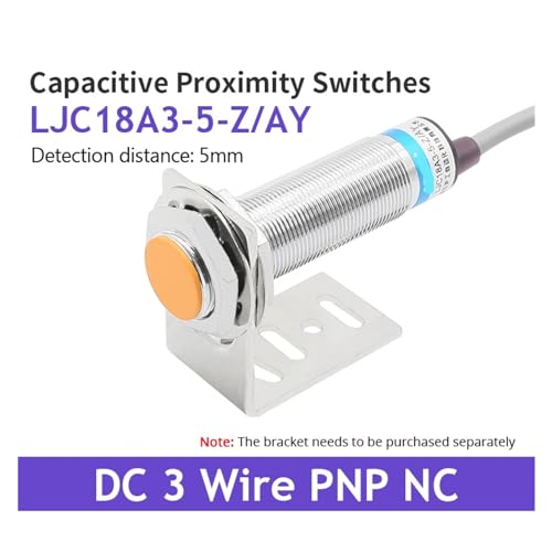 Sensor inductivo M18 soluciona fallos de parada PNP NC de 3 hilos 3