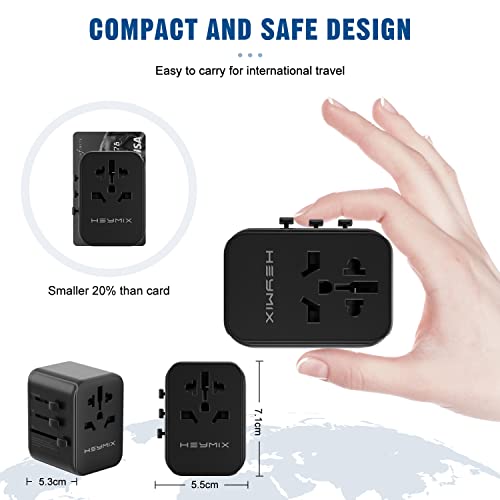 image for HEYMIX TECH HEYMIX Universal Travel Adapter, International Power Adapt