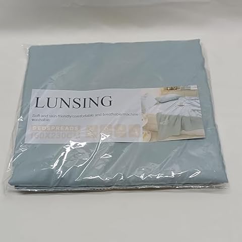 LUNSING-Bedspreads,Oversized Bedspread Cotton, Lightweight Bedding Cover. Cover
