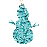Gongjuy Hai mit Sonne Glas Holz Weihnachtsschmuck Weihnachtsbaum Anhänger Hängende...