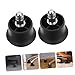 VILLFUL 12pcs Nonslip Chair Levelers Fixed Feet Furniture Caps for Office Chairs Easy Installation Suitable for Standard Bases and Material