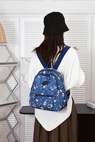 Image of Pealwel Mini Backpack Purse for Women,Small Nylon backpacks for Ladies Backpacks Women Anti Theft Travel Bag (Orchid)