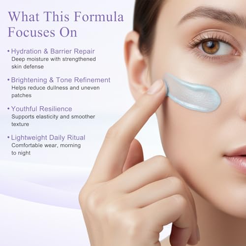Image of Hatomugi Face Serum Cream 50g for Glowing Skin | Japanese Beauty Formula Advanced Hydration, Brightening & Barrier Repair | Anti Aging & Anti Acne With Hyaluronic Acid, Niacinamide&Ceramides