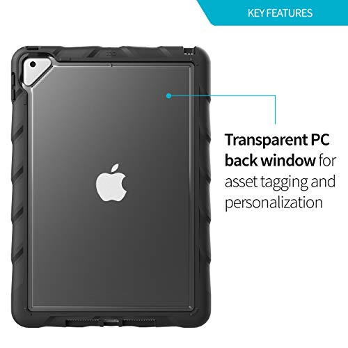 Gumdrop DropTech Clear Case Fits Apple iPad 9th | 8th | 7th Gen (10.2-inch) Designed for K-12 Students Teachers & Classrooms–Drop Tested Rugged Shockproof Bumpers for Reliable Device Protection–Black - Thumbnail 5