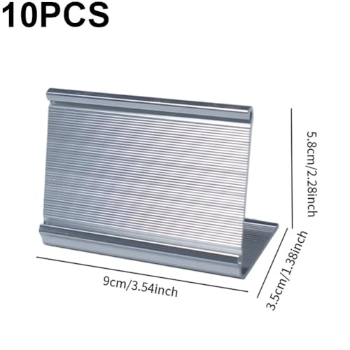 Présentoirs aluminium pour cartes de visite menu support photo table - 3