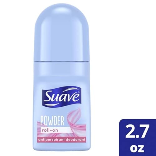 Suave 24 Hour Protection Antiperspirant Deodorant Roll-On, Powder, 2.7 Ounce (Pack Of 2) #TOP7