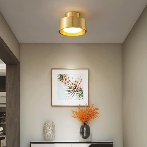Plafonnier moderne rond pour une ambiance chaleureuse en chambre et salon