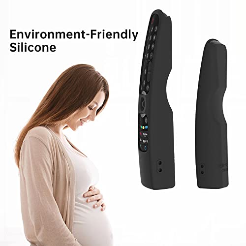 Capa de silicone compatível com LG MR21GA/MR23GN MR22GN MR2GN MR22GA MR23GA OLED Smart TV Magic, cap