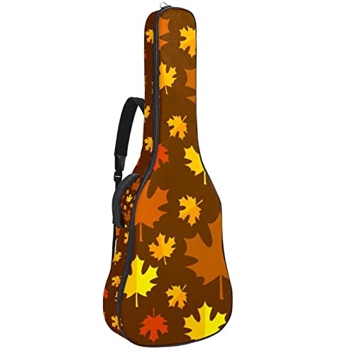 Housse de protection imperméable en tissu Oxford pour guitare électrique avec poignée latérale rembourrée Feuilles d’automne d’érable, Multicolore 9., 42.9×16.9×4.7 in, Sacs pour guitare acoustique - Les Beatles, Paul McCartney, John Lennon, RIngo Starr, George Harrison Housse de protection imperméable en tissu Oxford pour guitare électrique avec poignée latérale rembourrée Feuilles d'automne d'érable, Multicolore 9., 42.9x16.9x4.7 in, Sacs pour guitare acoustique