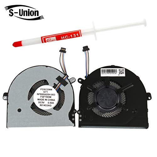 S-Union New Laptop Replacement CPU Cooling Fan for HP Pavilion 15-CC 15-CC000 15-CC700