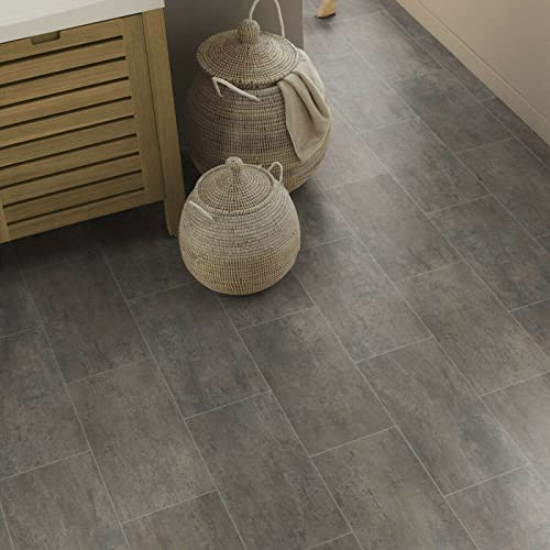 PVC Bodenbelag Fliese Melbourne Light Brown (Musterstück in DIN A4) Cover