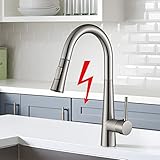 Niederdruck Küchenarmatur: Diese Niederdruckarmatur hat 3/8 Zoll Standard-Port, mit 3 Anschluss-Schläuchen. Achtung: Wasserhahn Küche Niederdruck können nach dem Ausschalten für 1-2 Sekunden tropfen, das ist normal.