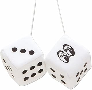 ムーンアイズ ファジーダイス ホワイト 白 MOON Fuzzy Dice (MG878:WH)