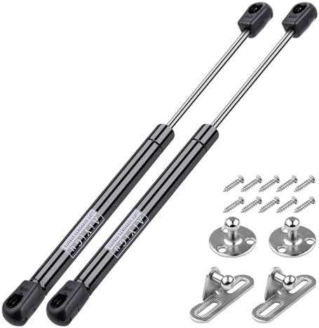 AiYiGu 12 Inch 24LB/107N Gas Shock Strut Spring Lift Support for Tool Box Truck Cap Camper Shell Topper Rear Window Hydraulic RV Cabinet Door