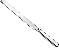 Vista 15 de New Star Foodservice Cuchara de servir con muescas con mango hueco (plata, cucharón de sopa de salsa de 1 oz (12.5 pulgadas)