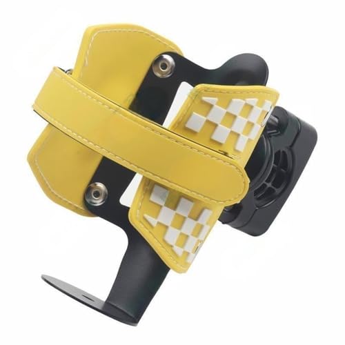 Porte-gobelet pour moto Zontes 368G 350T pour fixer une boisson jaune sur guidon