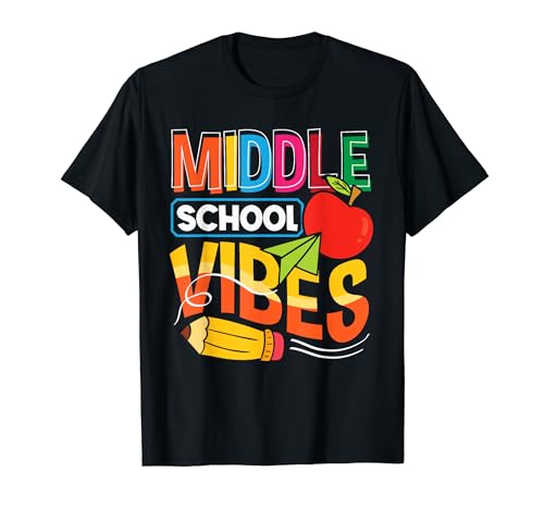 Middle School Vibes First Day Of School Rentrée scolaire T-Shirt