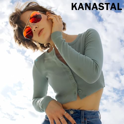 Image of KANASTAL Anti Blue Light Glasses for Women and Men | TR90 Frame,UV Protection,PC Lens,Lightweight,High Definition,Computer,Phone,Video Gaming,Television,Gaming,Screen
