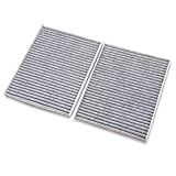 TOPAZ 2pcs Cabin Air Filter Kit Compatible with Hyundai 2009-2011 Santa Fe Kia Sorento 2011-2015