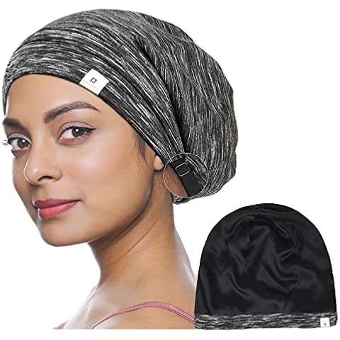Gorro de dormir YANIBEST con forro de seda extra grande para mujer Cover