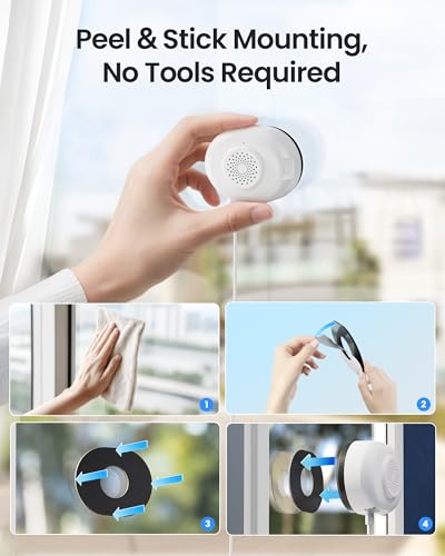 ZOSI C680 2K 3MP WiFi Indoor Window Mounted Security Camera No Drill - image 4