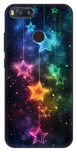 YonderYM Compatible con Xiaomi Mi A1 Funda Móvil Negra - Carcasa Antiaránazos y Antideslizante Resistente a Golpes y caídas Case Funda Protectora Fina Patrones dulces06