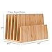 Desktop Paper Tray File Folder Holder 5-Slot, & Bamboo Drawer Set; Storage for Office Supplies & Stationary items, pens, pencils, scissors, notepads, business cards and more